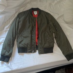 Green Gap Bomber Jacket